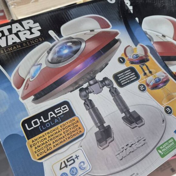 Star Wars L0-LA59 Lola Animatronic Edition Obi-Wan Kenobi Droid Toy - Picture 4 of 5